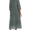 S.Oliver Black Label Kleid mit 3/4-Arm und Seide, Braun