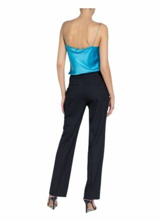 S.Oliver Black Label Piqué-Hose, Blau