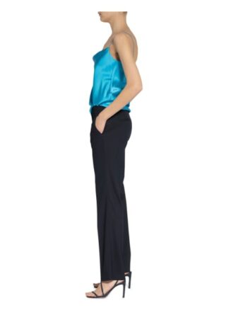 S.Oliver Black Label Piqué-Hose, Blau