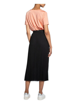 S.Oliver Black Label Plisseerock, Schwarz