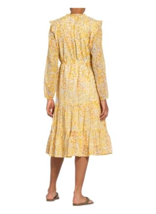 S.Oliver Red Kleid mit Glitzergarn, Gelb