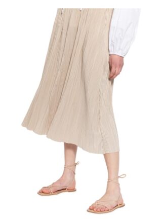 Samsøe Samsøe Plisseerock Uma, Beige