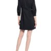 Sandro Kleid mit 3/4-Arm, Blau
