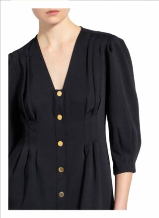 Sandro Kleid mit 3/4-Arm, Blau