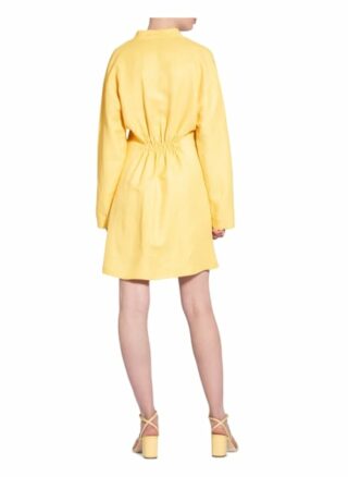 Sandro Kleid mit Leinen, Beige