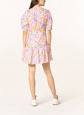 Sandro Kleid mit Leinen, Pink
