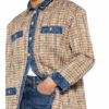 Sandro Overjacket aus Tweed, Blau