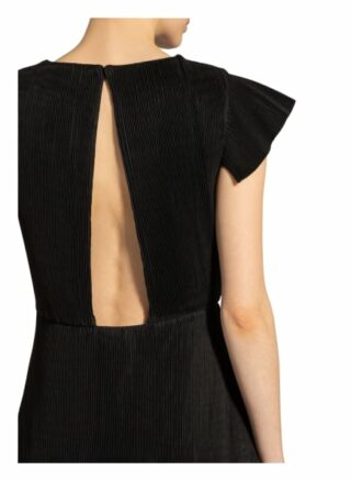 Sandro Plissee-Kleid, Schwarz