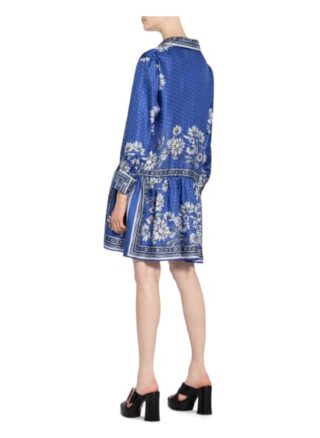 Sandro Seidenkleid, Blau