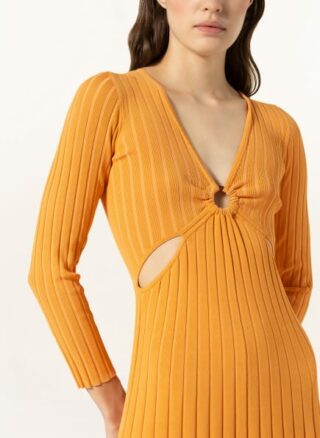 Sandro Strickkleid, Orange