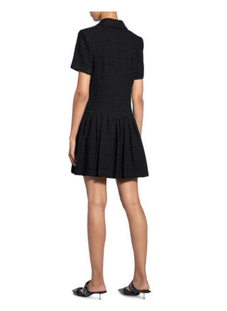 Sandro Tweed-Kleid, Schwarz