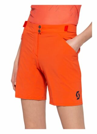 Scott Radhose Endurance mit gepolsterter Innenhose, Rot