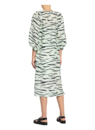 Second Female Kleid Tiger mit 3/4-Arm, Grün