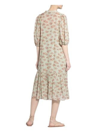 Second Female Kleid mit 3/4-Arm, Beige