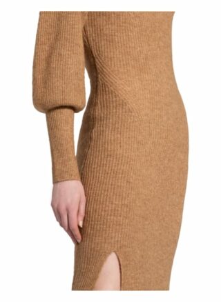Second Female Strickkleid Mika mit Alpaka, Braun