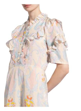 See By Chloé Kleid mit Volants, Gelb