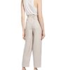 Set 7/8-Hose mit Leinen, Beige
