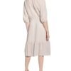 Set Kleid mit 3/4-Arm, Beige