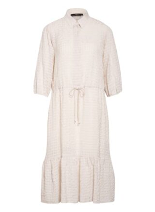 Set Kleid mit 3/4-Arm, Beige