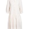 Set Kleid mit 3/4-Arm, Weiß