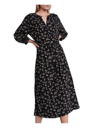 Set Kleid mit Blumenmuster, Lila