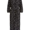 Set Kleid mit Blumenmuster, Lila