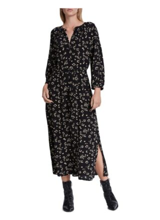 Set Kleid mit Blumenmuster, Lila