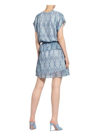 Set Kleid mit Glitzergarn, Blau