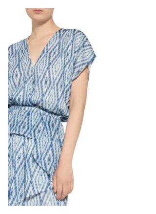 Set Kleid mit Glitzergarn, Blau
