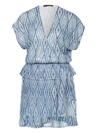 Set Kleid mit Glitzergarn, Blau