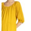 Set Kleid mit Glitzergarn, Gelb