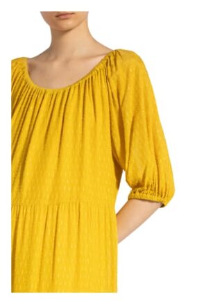 Set Kleid mit Glitzergarn, Gelb