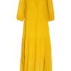 Set Kleid mit Glitzergarn, Gelb