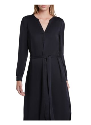 Set Kleid mit Gürtel, Schwarz