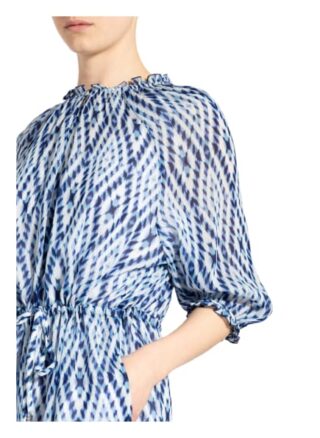 Set Kleid mit Rüschenbesatz, Weiß