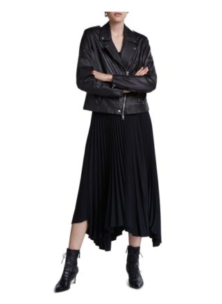 Set Rock Crepe Plissee, Schwarz