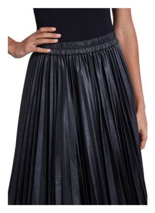 Set Rock aus Veganem Leder, Schwarz