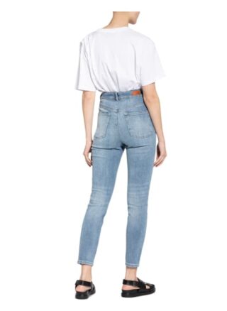 Set Skinny Jeans, Blau