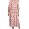 Smith&Soul Kleid mit 3/4-Arm, Rot