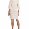 Smith&Soul Kleid mit 3/4-Arm und Leinen, Beige