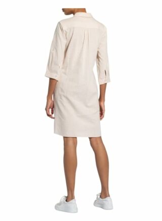 Smith&Soul Kleid mit 3/4-Arm und Leinen, Beige