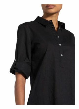 Smith&Soul Kleid mit 3/4-Arm und Leinen, Schwarz