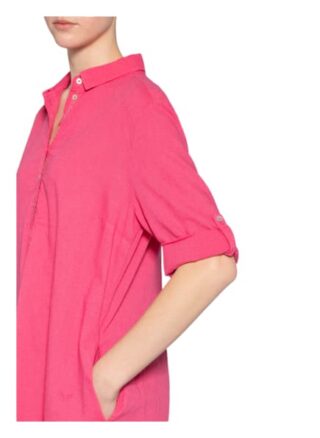 Smith&Soul Leinenkleid mit 3/4-Arm, Pink