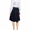 Soluzione Hemdblusenkleid, Blau