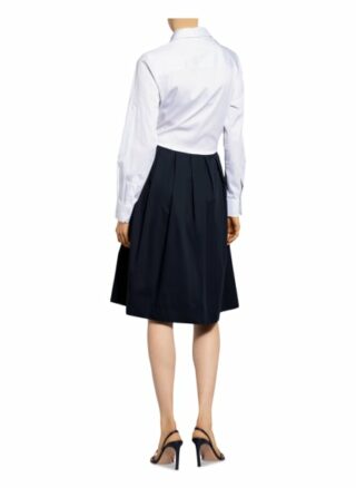 Soluzione Hemdblusenkleid, Blau