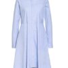 Soluzione Hemdblusenkleid, Blau