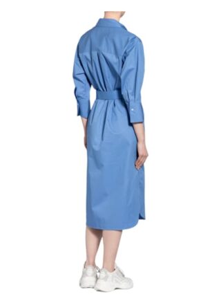 Someday Hemdblusenkleid mit 3/4-Arm, Blau