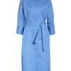 Someday Hemdblusenkleid mit 3/4-Arm, Blau