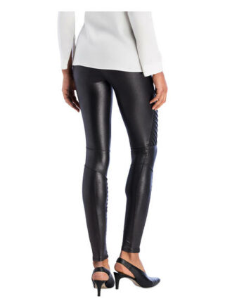 Spanx Shape-Leggings Moto Leggings Damen, Schwarz