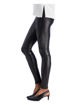 Spanx Shape-Leggings Moto Leggings Damen, Schwarz